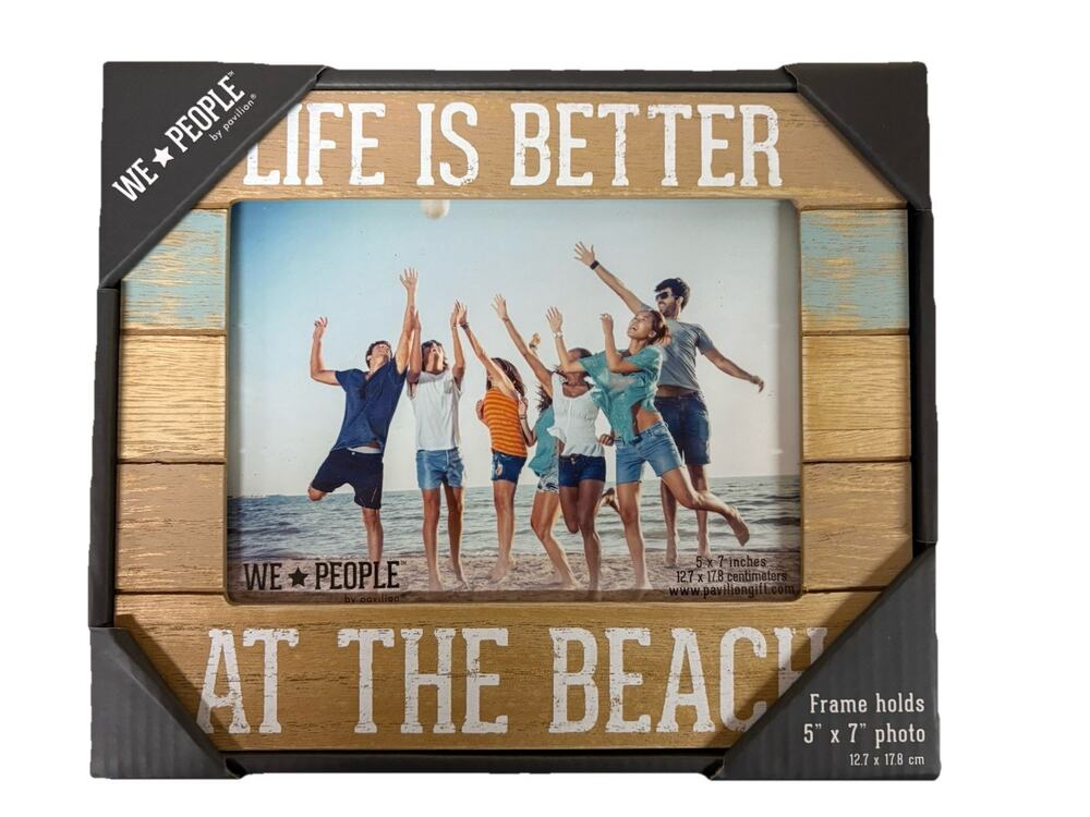 Brand New Pavilion We People 5"x7" Picture Frame – Life is Better at the Beach